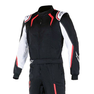alpinestars-kmx-5-kart-racing-suit_Black/WHite_Front_Image